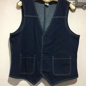 VINTAGE AVANT GARDE JEANS VESTS SIZE 38
